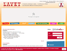 Tablet Screenshot of escolalavet.net